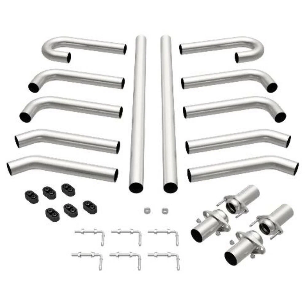 Exhaust System Kit for Custom Builder Series Header Back 3 in Performance Exhaust System MagnaFlow 10703